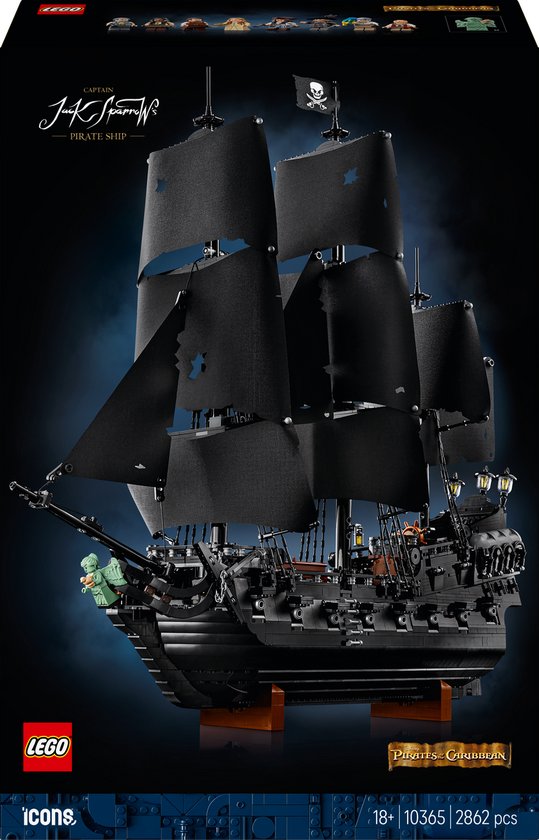LEGO® Icons Het Piratenschip van Kapitein Jack Sparrow - 10365