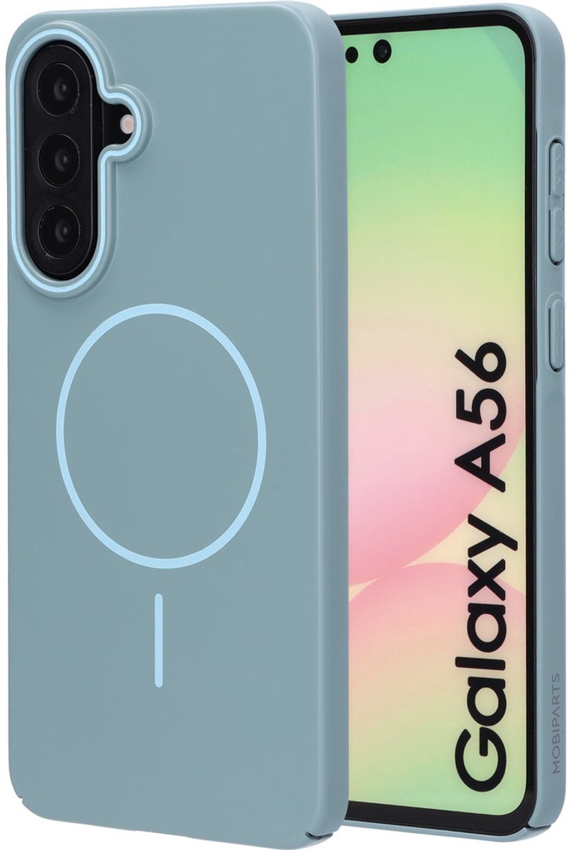 Mobiparts Slim Line Case geschikt voor Samsung Galaxy A56 - MagSafe Sage - Groen