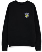 Zwarte trui met S.T.A.R.S. Raccoon Police logo op de linkerborst.