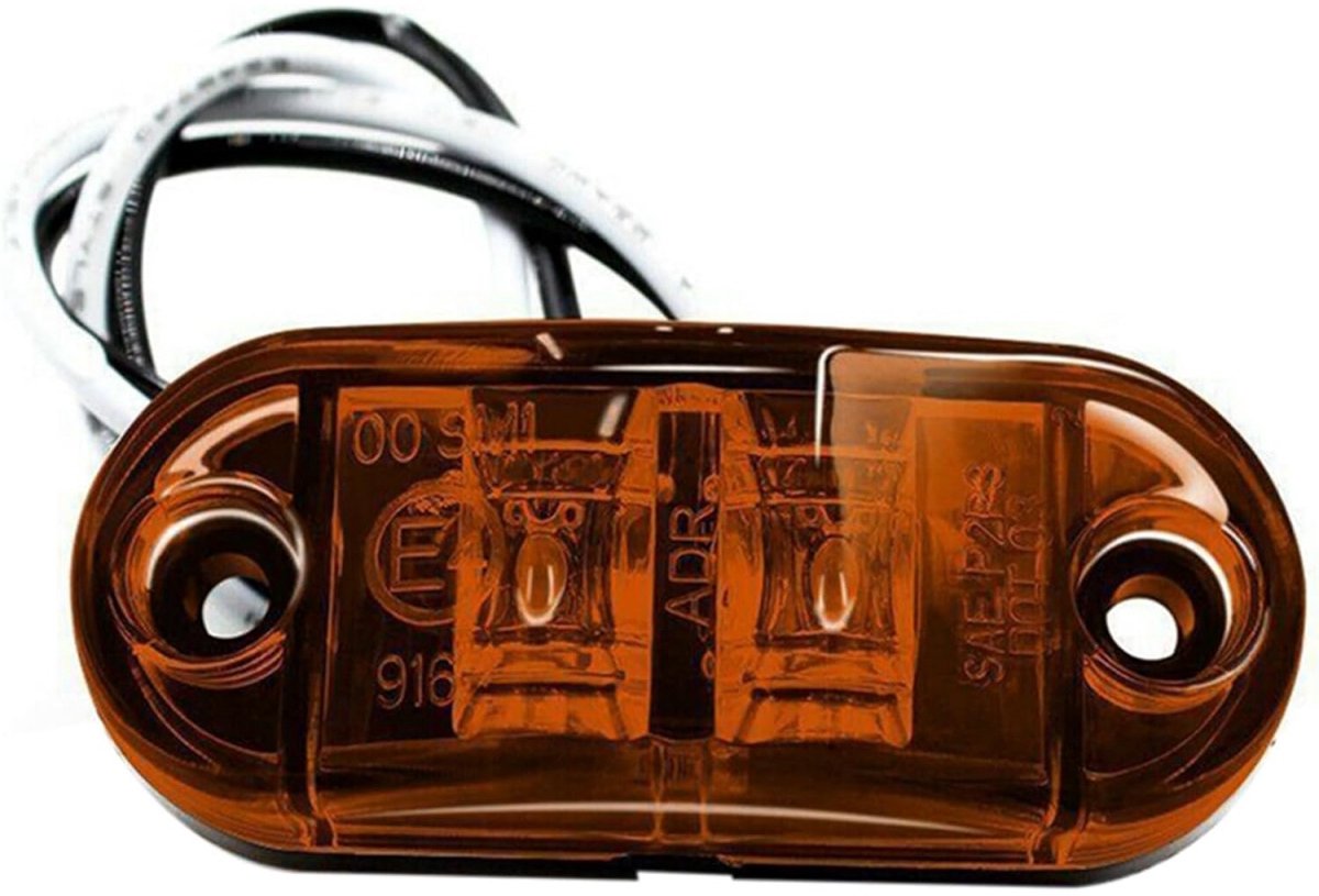 Zijmarkeringslicht Jokon Led oranje, 12V - Webwinkel en werkplaats voor camper accessoires
