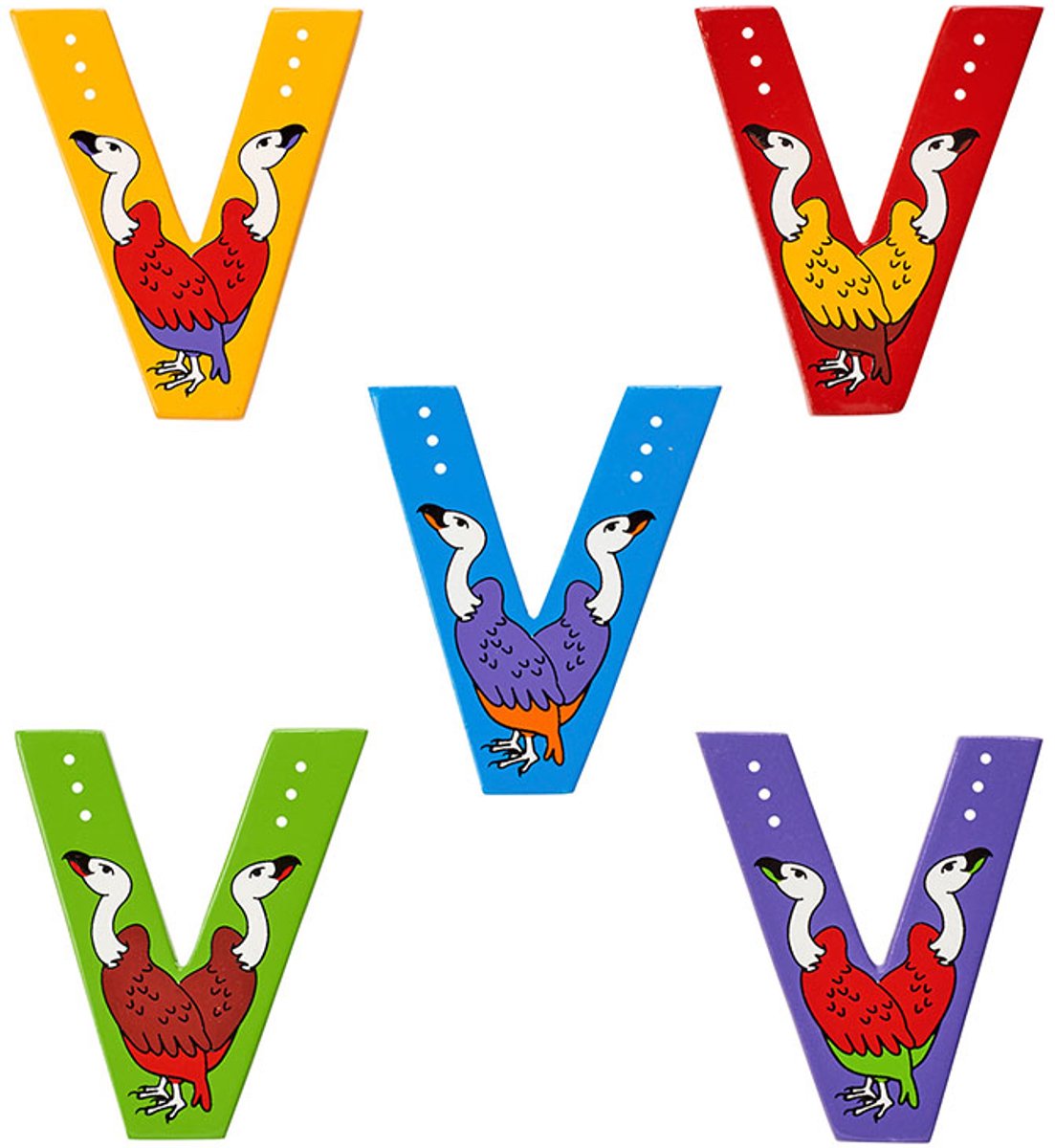 Hoofdletter V (assorti geleverd)