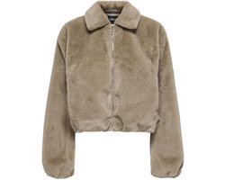 Only Jas Onldana Life Faux Fur Jacket Cc Otw 15348987 Silver Mink Dames Maat - L