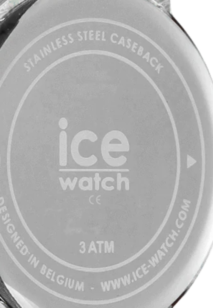 Ice Watch ICE find - White - Gold 024916 Horloge - Siliconen - Wit - Ø 34 mm