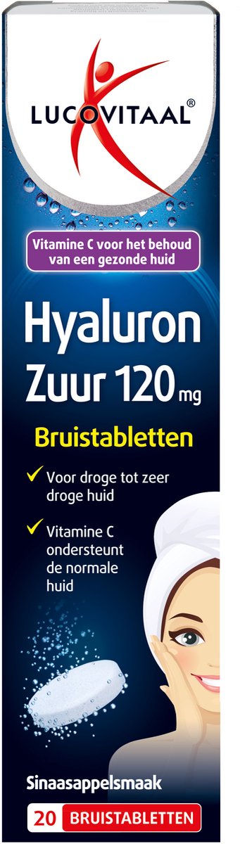 Lucovitaal Hyaluronzuur Bruistabletten 20TB