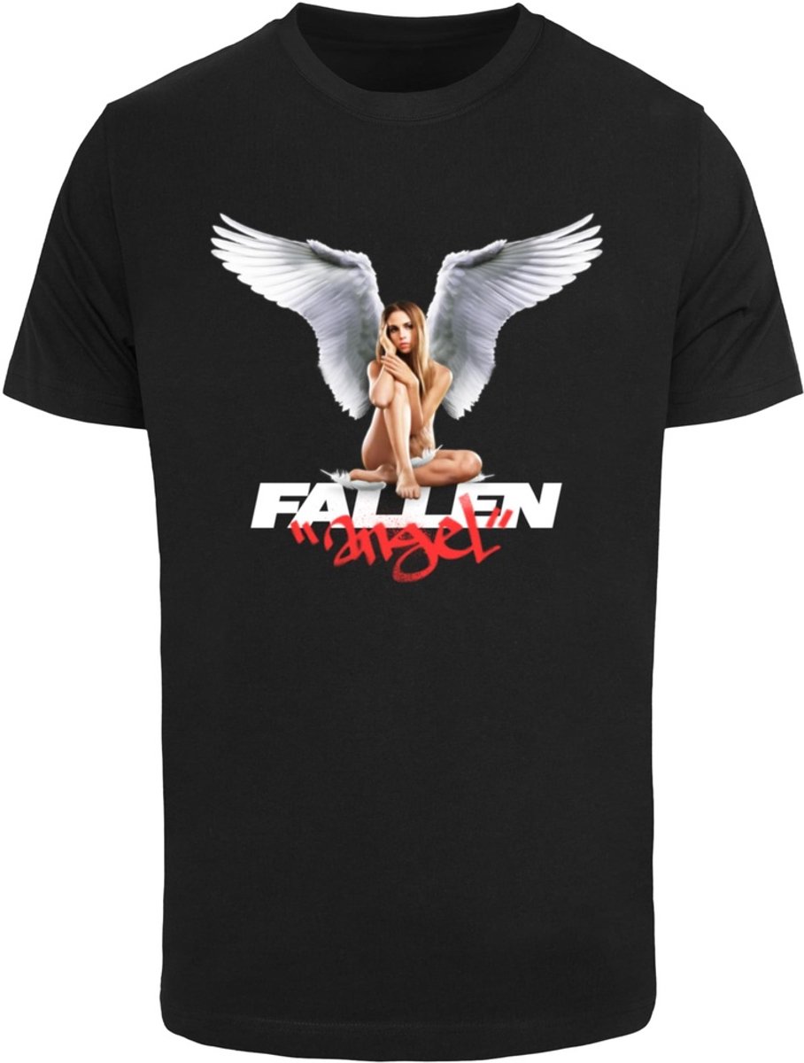 Mister Tee Fallen Angel Heren T-shirt L Zwart