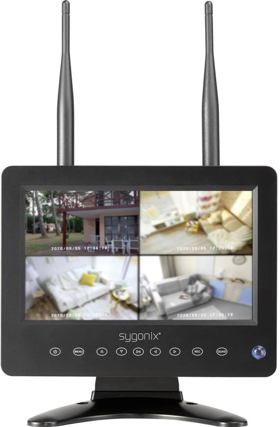 Sygonix SY-4548736 Draadloze-Beveiligingscamera Kit 4-kanaals met 1 Camera 1280 x 720 Pixel 2.4GHz van Sygonix — afbeelding 3