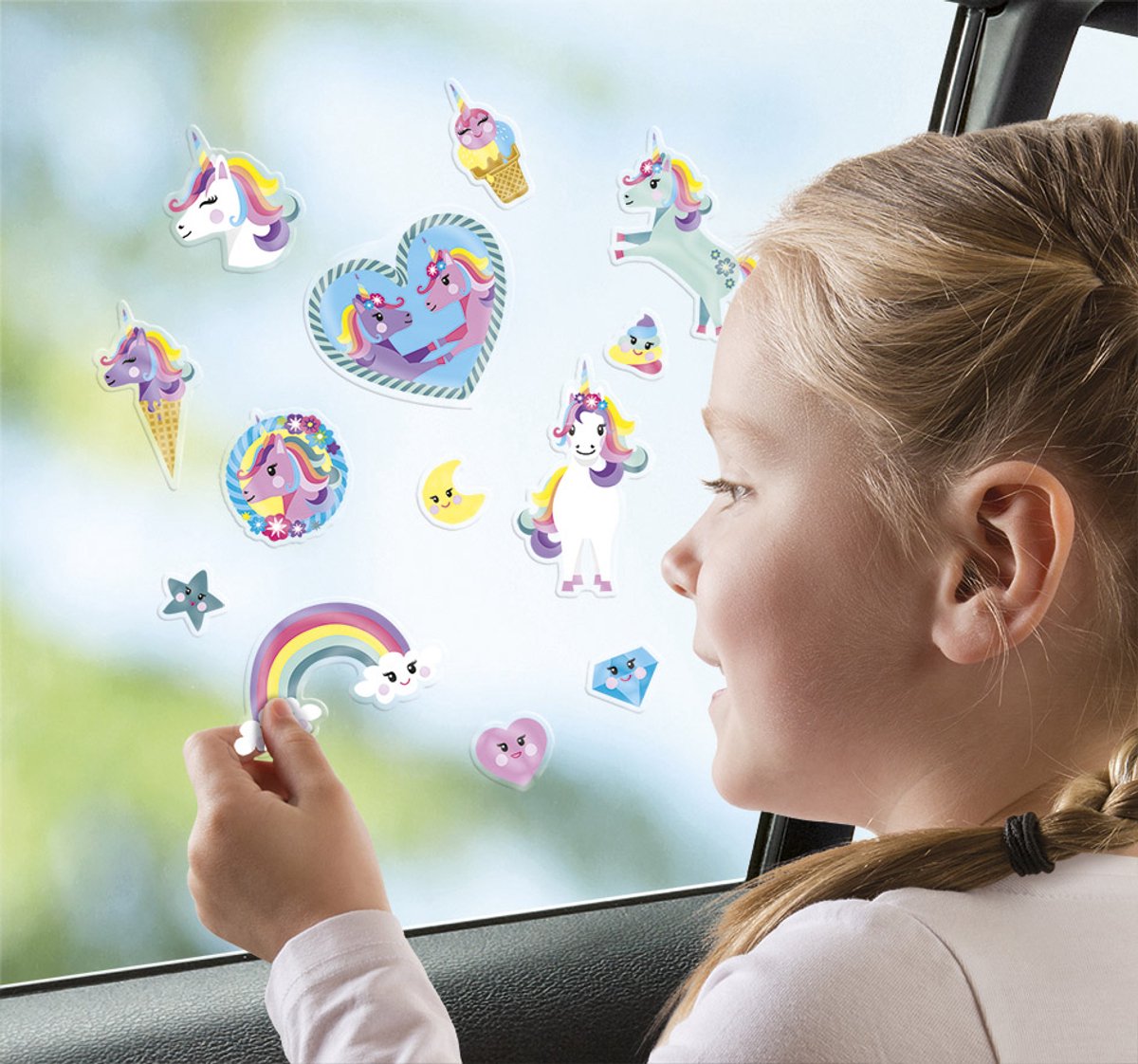 Disney Princess Totum 45 raamstickers prinsessen speelgoed meisjes stickers niet permanent voor thuis en op reis — afbeelding 2