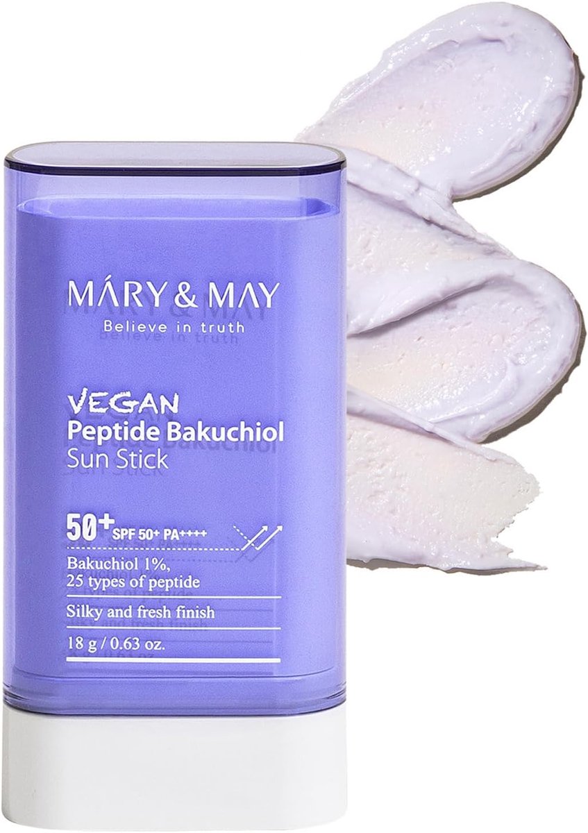 Mary & May - Vegan Peptide Bakuchiol Sun Stick Spf 50+ - 18 gr