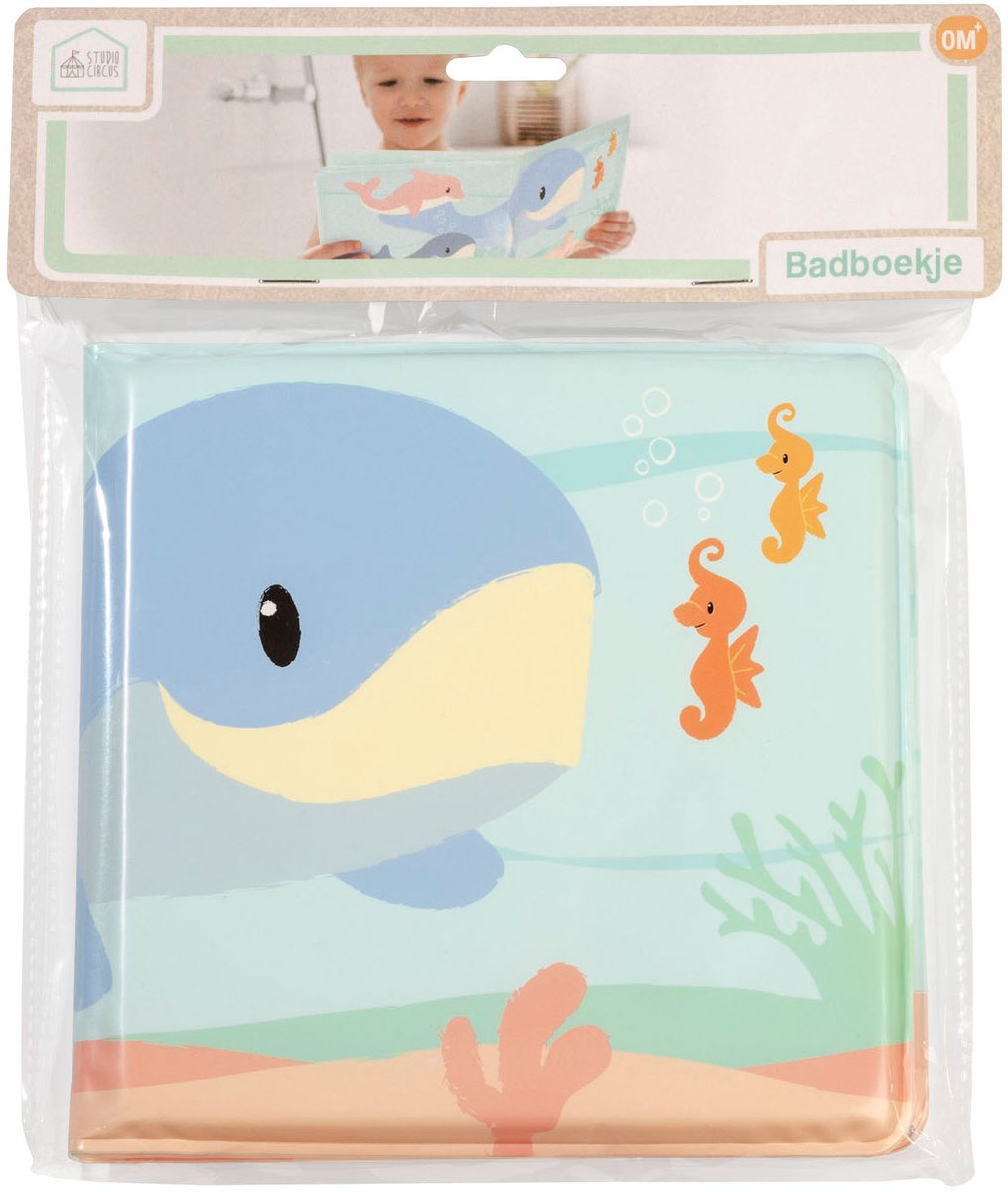 Studio Circus badboekje zee vriendjes - badspeelgoed oceaandieren zeedieren - ecucatief speelgoed — cadeau in Spellen & Speelgoed - foto 2