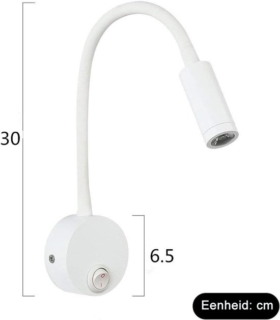 2 stuks LED-wandleeslamp zilverkleurige aluminium bureaulamp warm wit licht oogbescherming design bedlamp met schakelaar — afbeelding 5