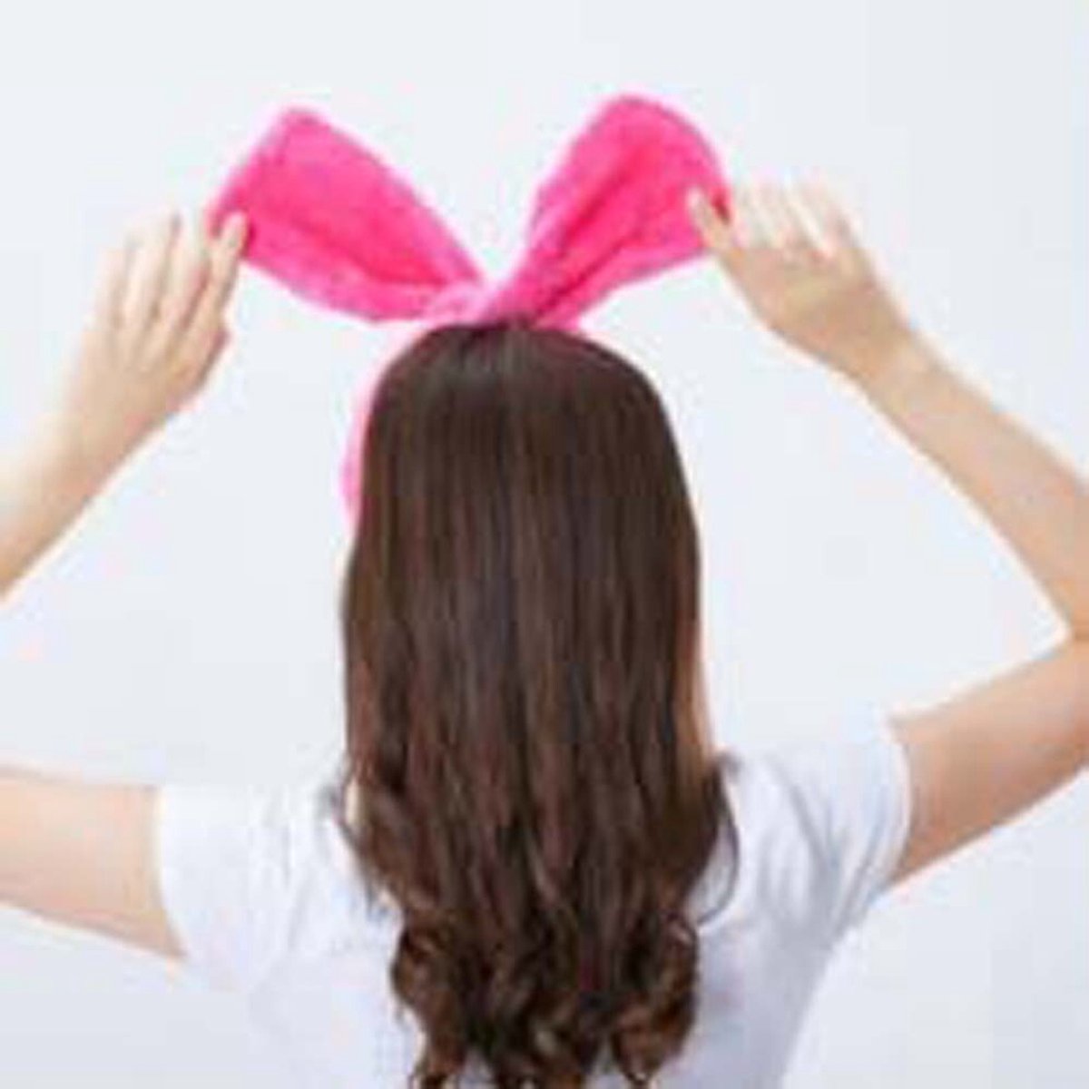 Curling Heatless Curling Iron Hoofdband Dames - Zwart - afbeelding 2