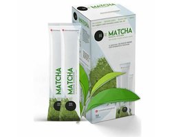 Matcha Premium Japanse Detox Antioxidant Brander Tea 10 g x 20 stuks, Alleen Natuurlijk, Niets toegevoegd, Glutenvrij, Vegaans, De Krachtigste Groene Thee met aardbei smaak | HALAL | Matcha Thee Antioxidant Burner met Aardbeismaak