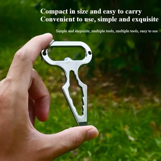 Zelfverdedigingsspijker - Multifunctionele Sleutelhanger – Outdoor Must-Have - Kamperen - wandelen - survivaltochten