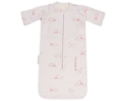 Puckababy - Bag Newborn - 4 Seizoenen Slaapzak Baby - Zomer - Katoen - 0-6 Maanden - TOG 1.0 - Swans/Roze