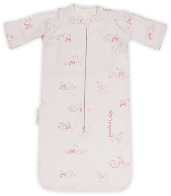 Puckababy Newborn slaapzak baby (0-6m) - Swans - Katoen TOG 1.0
