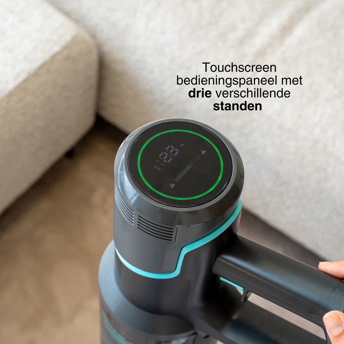 Achaté Draadloze Steelstofzuiger 300W met HEPA Filter - afbeelding 3