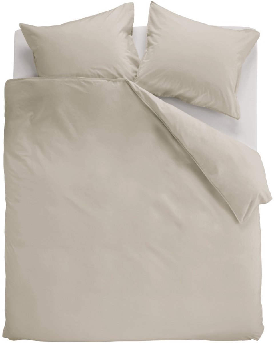 Linolux Dekbedovertrek Washed Cotton Stone 2 persoons