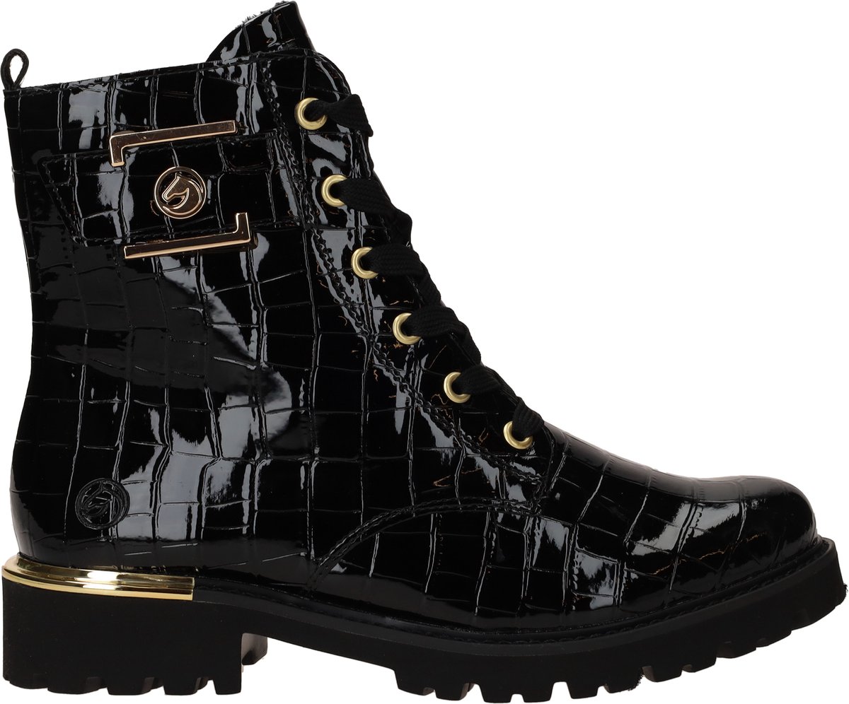 Remonte Veterboots - Dames - Zwart - Maat:38
