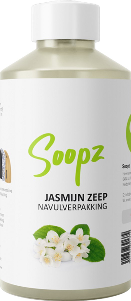 Soopz Jasmijn Zeep – Natuurlijke Hand Zeep – Hydraterend & Verzachtend