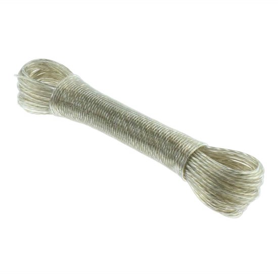Waslijn voor buiten, van staal, 20 m, dikte 2,7 mm