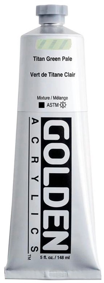 Golden Heavy Body Acrylverf Titaangroen Licht 148 ml