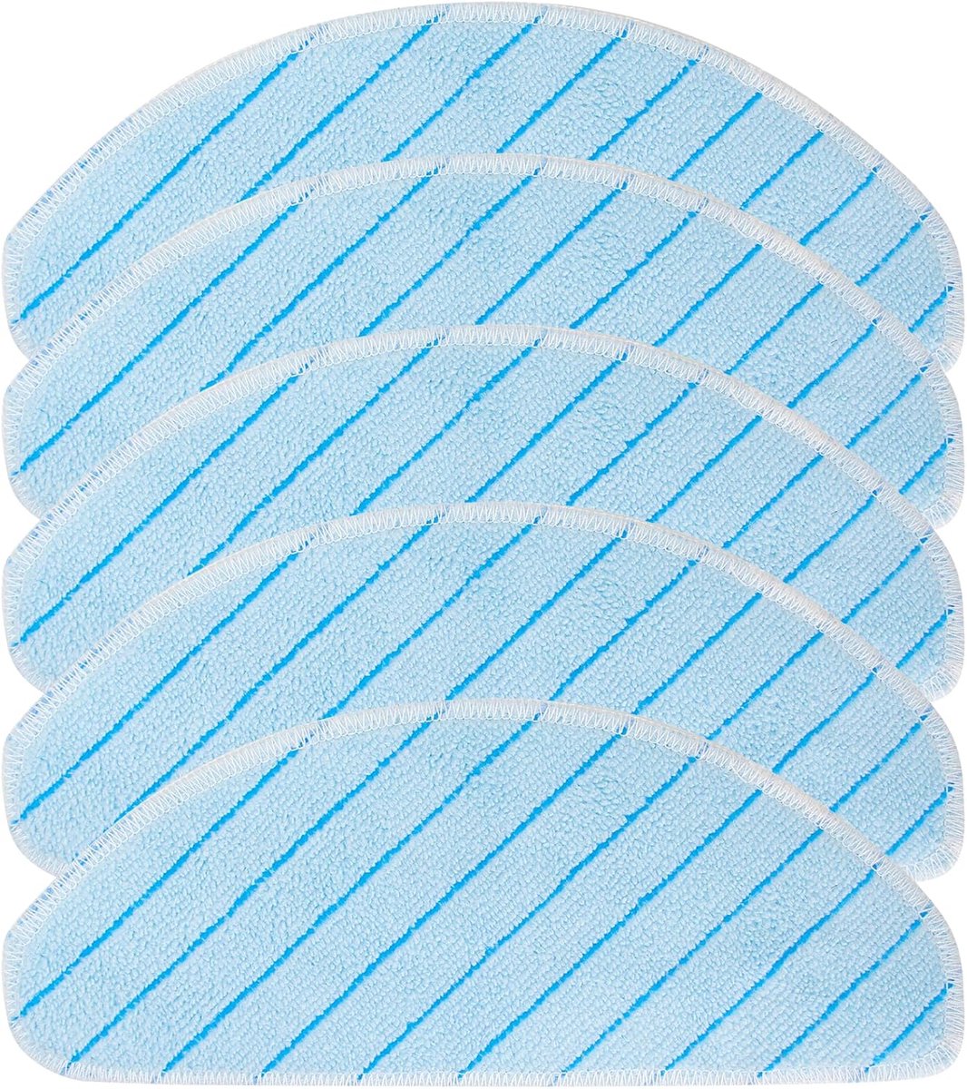 5 stuks wasbare reinigingsdoekjes geschikt voor Ecovacs Deebot T9 Series T9 AIVI T9 PRO T9 MAX