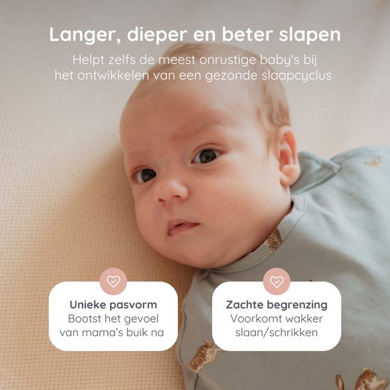 Puckababy Piep Inbakerslaapzakje baby (0-3m) - Bunnies - Katoen TOG 0.5 — afbeelding 3