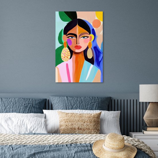 Affiche 40x60 cm - Portrait - Femme - Moderne - Posters - Décoration chambre - Décoration murale salon - Décoration murale chambre