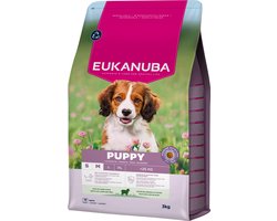 Eukanuba Hondenvoer Droog Life Care Dog Puppy & Junior Small/Medium Lam en Rijst - 3 x 3 kg - Voordeelverpakking