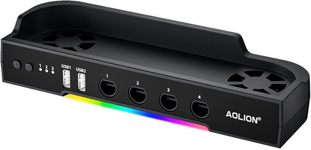 Koelvoet met RGB, hub en houder voor Nintendo Switch 2