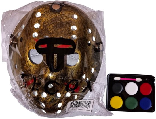 Masque Effrayant Fête Thème Carnaval Smiffys Friday The 13th, Masque De Hockey De Jason Voorhees, Plastique Déguisement Jason Voorhees