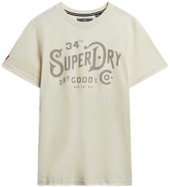 Superdry - Heritage Brand T-shirt met relaxte pasvorm - Heren - T-shirts