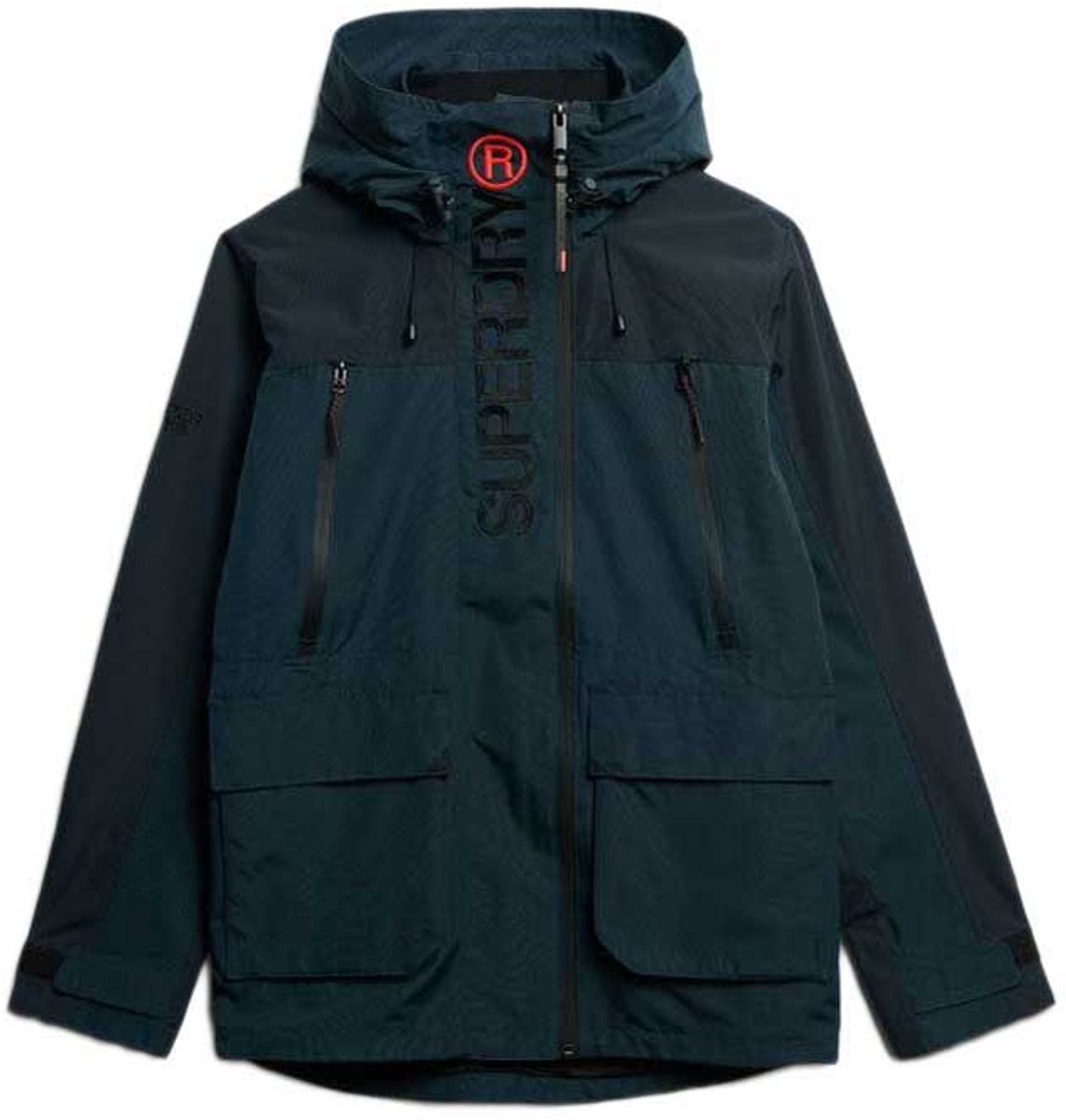 Superdry Colour Block Windbreaker Jas Heren Blauw