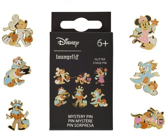 Disney - Pin's en émail Loungefly Mickey & Friends Halloween Costume Blind Box (1 pièce)
