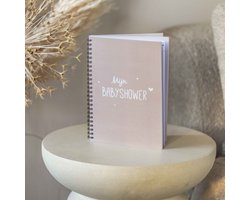 Babyshower boek | invulboek | zand / beige
