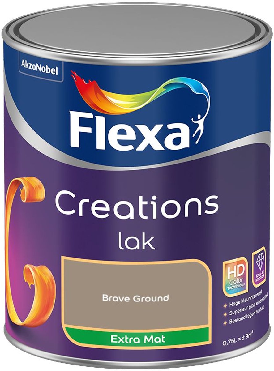 Flexa - Creations Lak Extra Mat - Brave Ground - Mengverf - 0.75 L