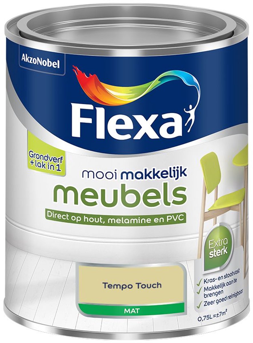 Flexa - mooi makkelijk meubels mat - Tempo Touch - Kleur van het jaar 2026 - Mengverf - 0.75 L