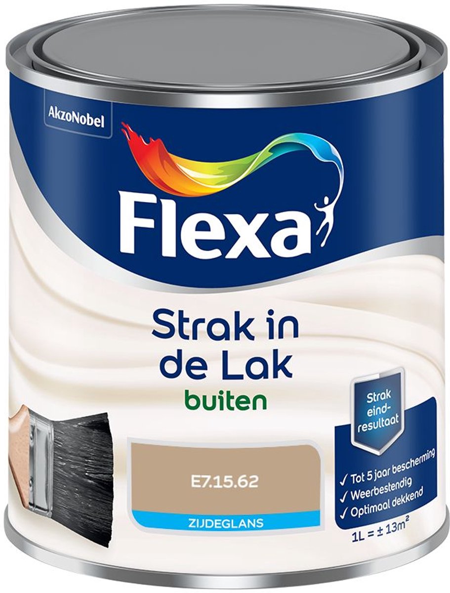 Flexa - Strak in de Lak Buitenlak Zijdeglans - E7.15.62 - Mengverf - 1 L
