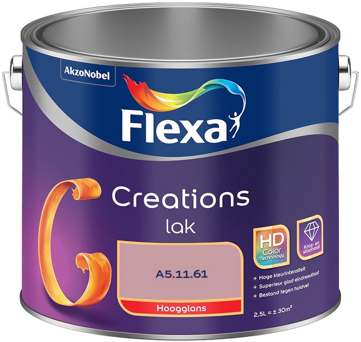 Flexa - Creations Lak Hoogglans - A5.11.61 - Mengverf - 2.5 L