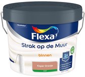 Flexa - Strak Op De Muur Binnen Mat - Koper Oranje - Mengverf - 2,5 L