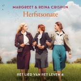 Drie vrouwen in jaren '40 kleding lopen samen over een veld. "Herfstsonate" en "Het lied van het leven 4" staan op de omslag.