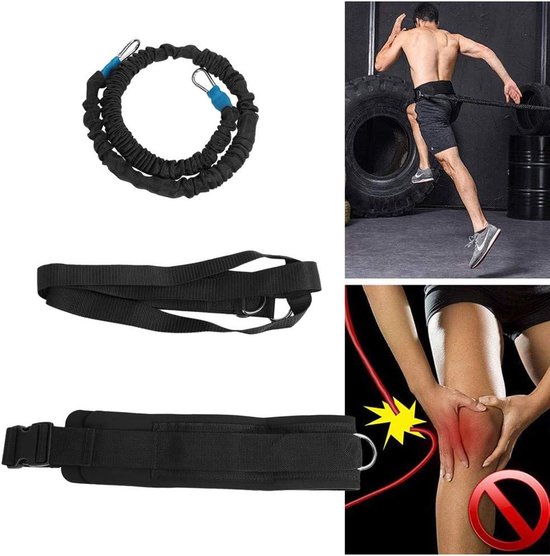 HUNTVE Leren trainingsriem met metalen haak voor twee personen Tys Kit HUNTVE Leren trainingsriem met metalen haak voor twee personen Tys Kit
