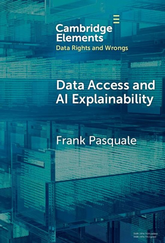 Elements in Data Rights and Wrongs - Data Access and AI Expl ... - cover