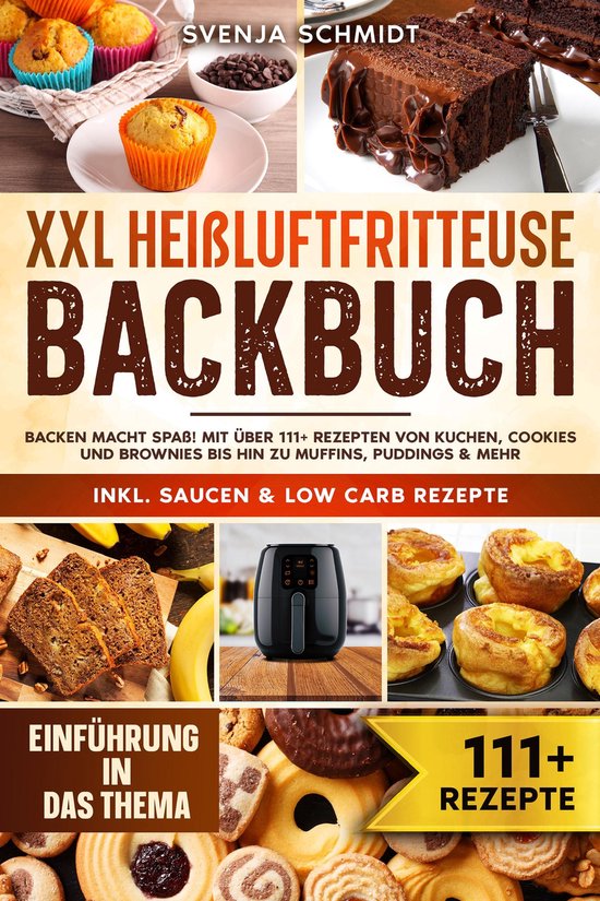 XXL Heißluftfritteuse Backbuch - cover