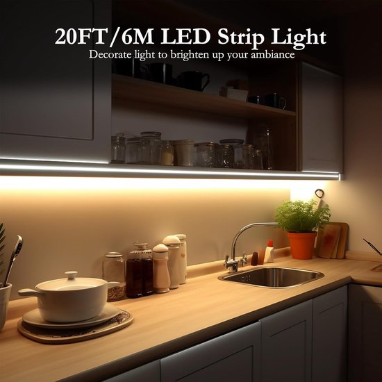 Ledstrip | 1 Meter | COB | Warm wit | 8mm | Dimbaar | 24V | Female Ledstrip | 1 Meter | COB | Warm wit | 8mm | Dimbaar | 24V | Female