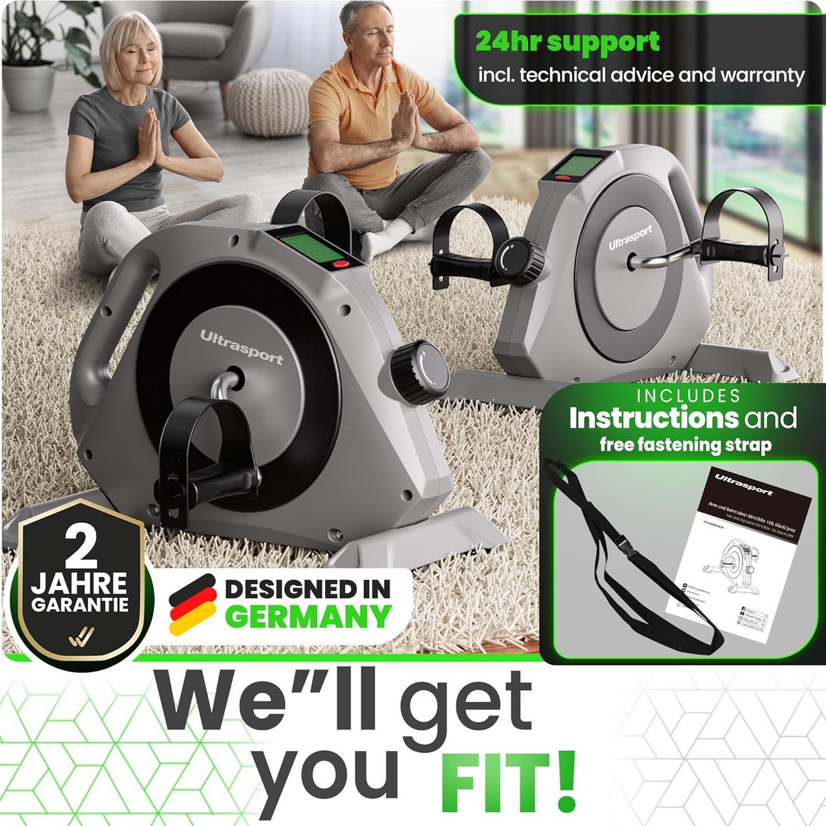 Mini-bike Compacte Hometrainer voor Armen en Benen - afbeelding 3