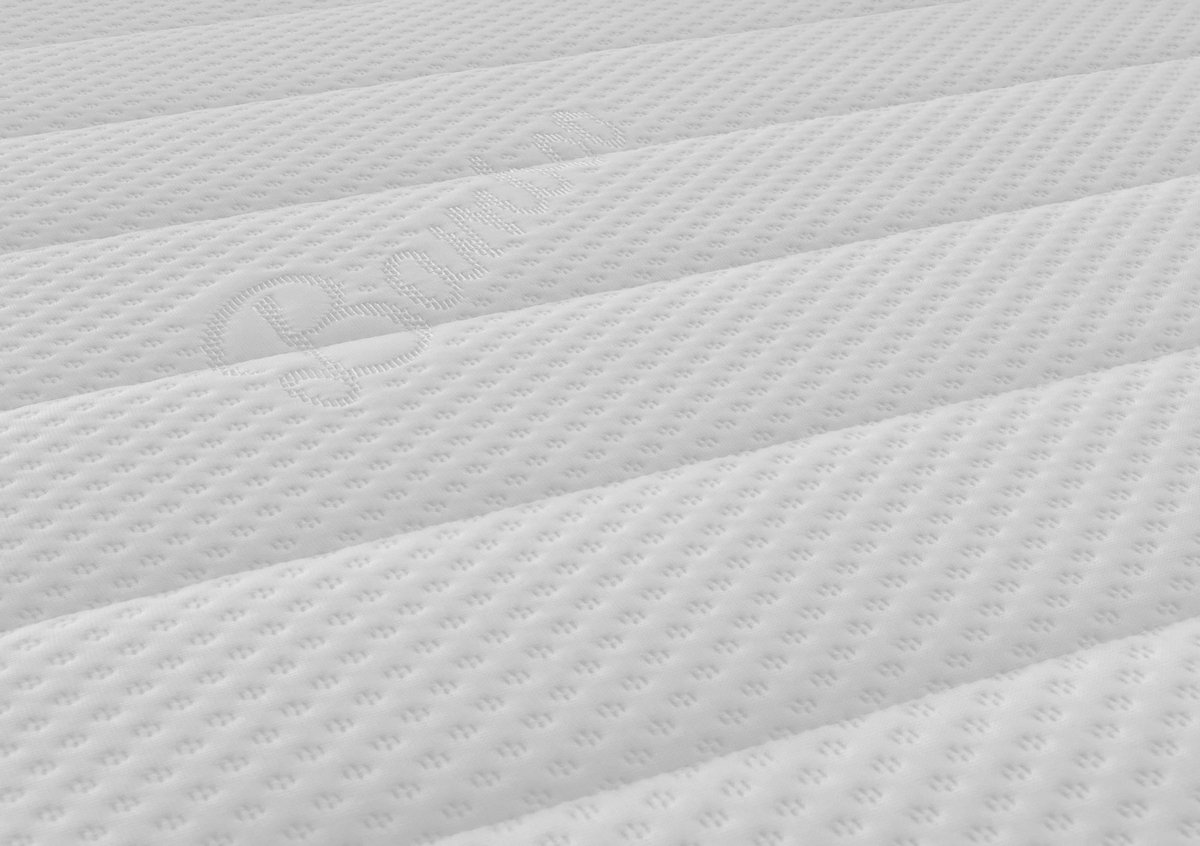 SleepDay Luxe Hotel 4 seizoenen Topper Traagschuim + Hybride HR 12cm dik - 160x200cm wit
