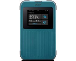 Acer Connect M4 - Portable Mifi Router - Mobiele Hotspot - 5G - WiFi 6 - Dual-band - Nano SIM - SIMO - inclusief 20 GB - tot 16 apparaten - ideaal voor onderweg of op de camping