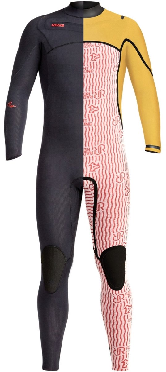 2026 Xcel Heren Infiniti 5/4mm Borst Ritssluiting Wetsuit - B