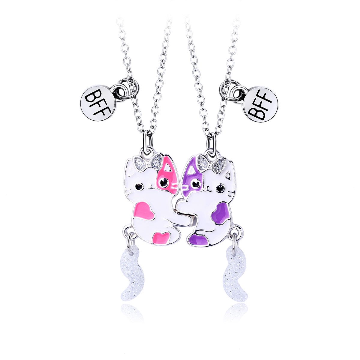 BFF Ketting Voor 2 - Vriendschapsketting Poesjes - Best Friends Ketting - Kasey